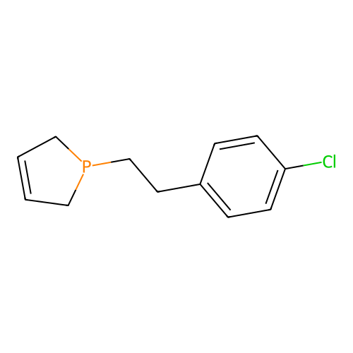 1-[2-(4-Chlorophenyl)ethyl]-2,5-dihydrophosphole structure