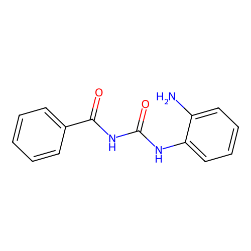 N-(2-aminophenyl)-N'-benzoylurea structure