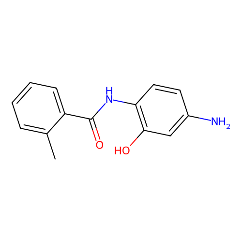 N-(4-amino-2-hydroxyphenyl)-2-methylbenzamide structure