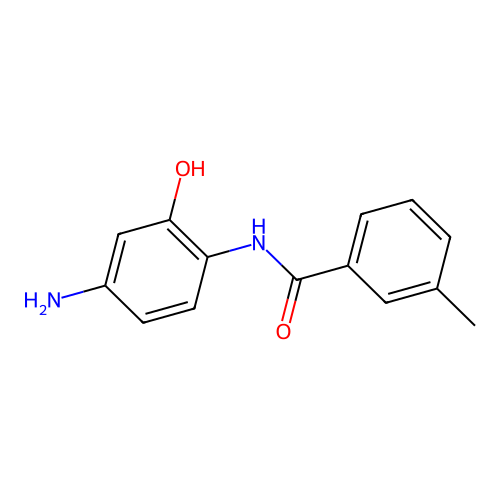 N-(4-amino-2-hydroxyphenyl)-3-methylbenzamide structure