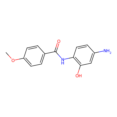 N-(4-amino-2-hydroxyphenyl)-4-methoxybenzamide structure