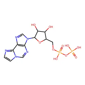 1,N6-乙烯腺苷二磷酸 structure