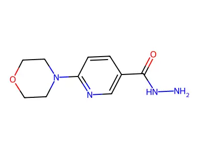 6-Morpholinonicotinohydrazide structure