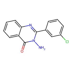 3-Amino-2-(3-chlorophenyl)quinazolin-4(3H)-one structure