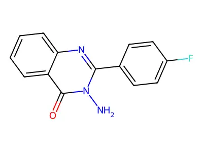 3-amino-2-(4-fluorophenyl)quinazolin-4(3H)-one structure