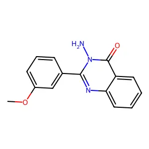 3-amino-2-(3-methoxyphenyl)quinazolin-4(3H)-one structure
