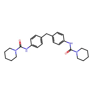 4,4'-Methylenebis(1,1-pentamethylene-3-phenylurea) structure