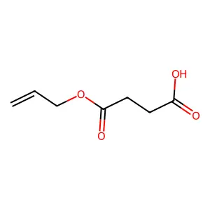 Butanedioic acid, mono-2-propenyl ester structure