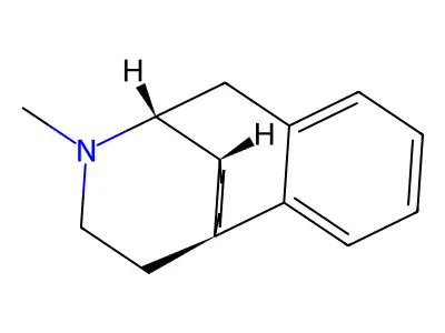 17-Methylmorphinan structure