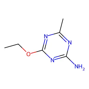 4-乙氧基-6-甲基-1,3,5-三嗪-2-胺 structure