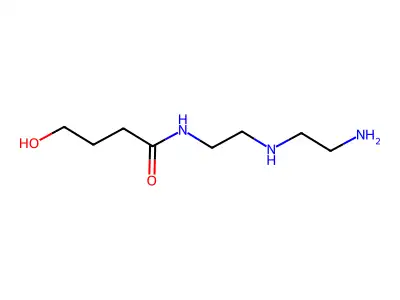 N-(2-((2-Aminoethyl)amino)ethyl)-4-hydroxybutyramide structure