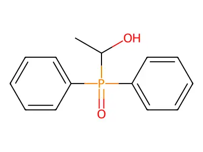 alpha-(Diphenylphosphinyl)-ethanol structure