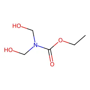 N,N-双(羟甲基)氨基甲酸乙酯 structure