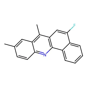 5-Fluoro-7,9-dimethylbenzo[c]acridine structure