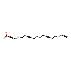 Henicosa-2,8,14,20-tetraynoic acid structure