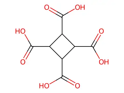 1,2,3,4-Cyclobutanetetracarboxylic Acid structure