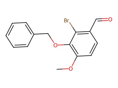 3-(Benzyloxy)-2-bromo-4-methoxybenzaldehyde structure