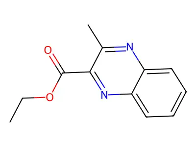 Ethyl 3-methylquinoxaline-2-carboxylate structure