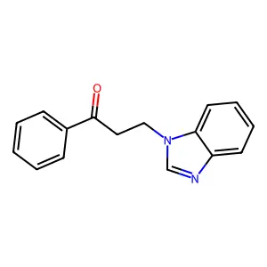 3-(Benzimidazol-1-yl)-1-phenylpropan-1-one structure