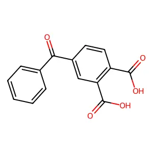 4-Benzoylphthalic acid structure