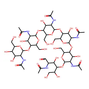 N-Acetylchitohexaose structure