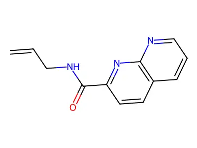 N-Allyl-1,8-naphthyridine-2-carboxamide structure