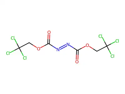 Bis(2,2,2-trichloroethyl) Azodicarboxylate structure