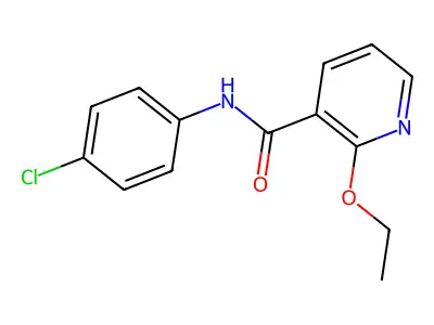 N-(4-chlorophenyl)-2-ethoxynicotinamide structure