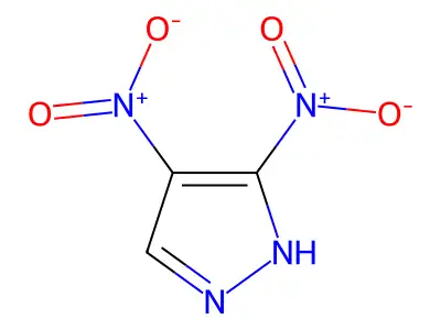 3,4-dinitro-1H-pyrazole structure