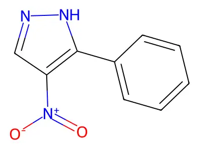 4-Nitro-3-phenyl-1H-pyrazole structure