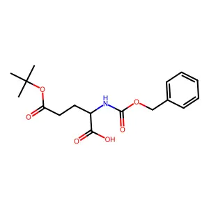 5-tert-Butyl N-((phenylmethoxy)carbonyl)-L-glutamate structure