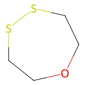 1,4,5-Oxadithiepane structure