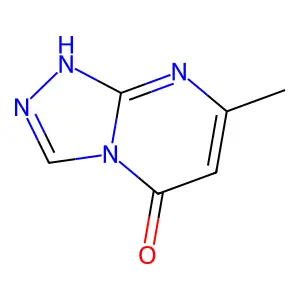 7-Hydroxy-5-methyl-2,3,4-triazaindolizine structure