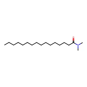 Hexadecanamide, N,N-dimethyl- structure