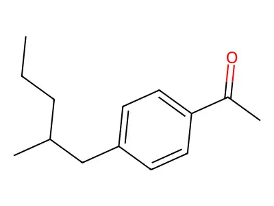 1-[4-(2-Methylpentyl)phenyl]ethanone structure