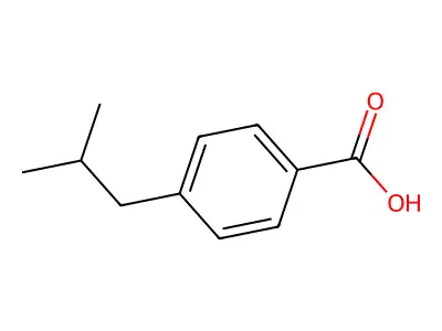 4-异丁基苯甲酸 structure