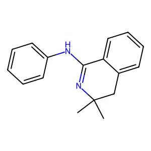3,3-二甲基-N-苯基-4H-异喹啉-1-胺 structure