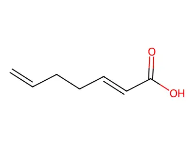 Hepta-2,6-dienoic Acid structure