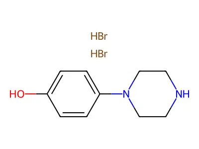 p-(1-Piperazinyl)phenol dihydrobromide structure