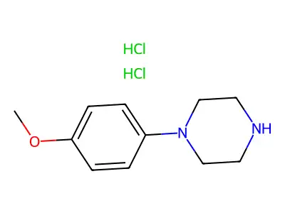 1-(4-Methoxyphenyl)piperazine structure