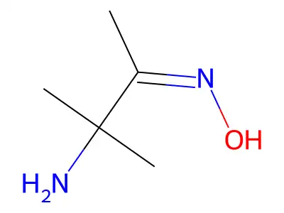 3-Amino-3-methyl-2-oximinobutane structure