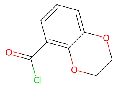 2,3-Dihydro-1,4-benzodioxine-5-carbonyl chloride structure