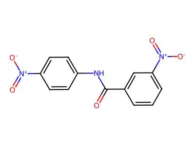 3-nitro-N-(4-nitrophenyl)benzamide structure