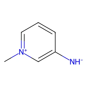 Pyridinium, 3-amino-1-methyl-, hydroxide, inner salt structure