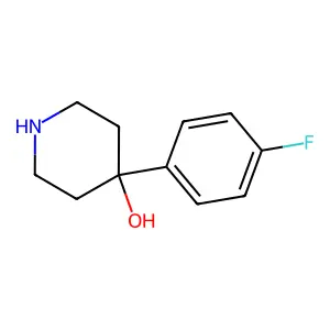 4-(4-Fluorophenyl)piperidin-4-ol structure