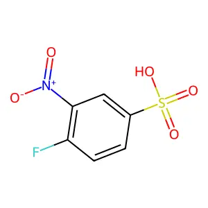 4-氟-3-硝基苯磺酸 structure