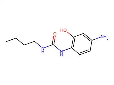 1-(4-Amino-2-hydroxyphenyl)-3-butylurea structure