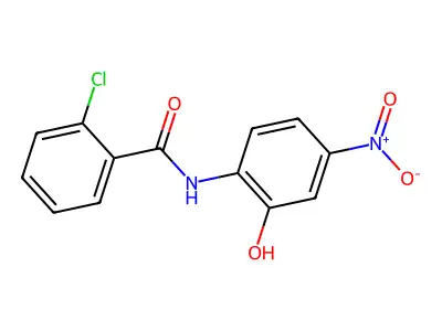 Benzamide, 2-chloro-N-(2-hydroxy-4-nitrophenyl)- structure