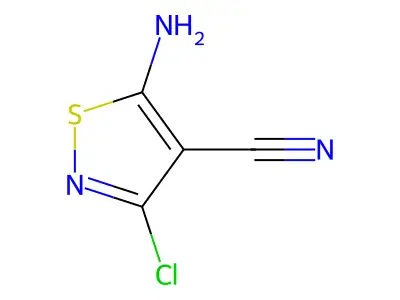 5-Amino-3-chloro-1,2-thiazole-4-carbonitrile structure