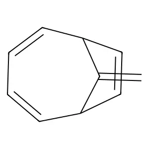 Bicyclo(4.2.1)nona-2,4,7-triene, 9-methylene- structure